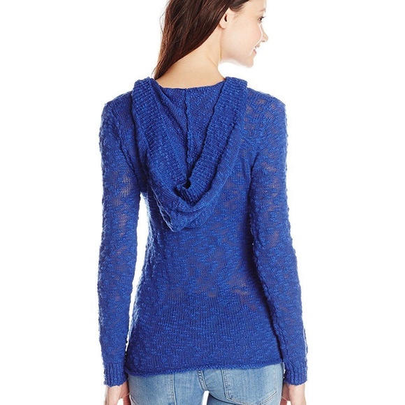 NWT!!! Roxy WARM HEART Women's Royal Blue HOODED S - Picture 2 of 2